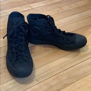Converse All Star Monochrome Black High Tops